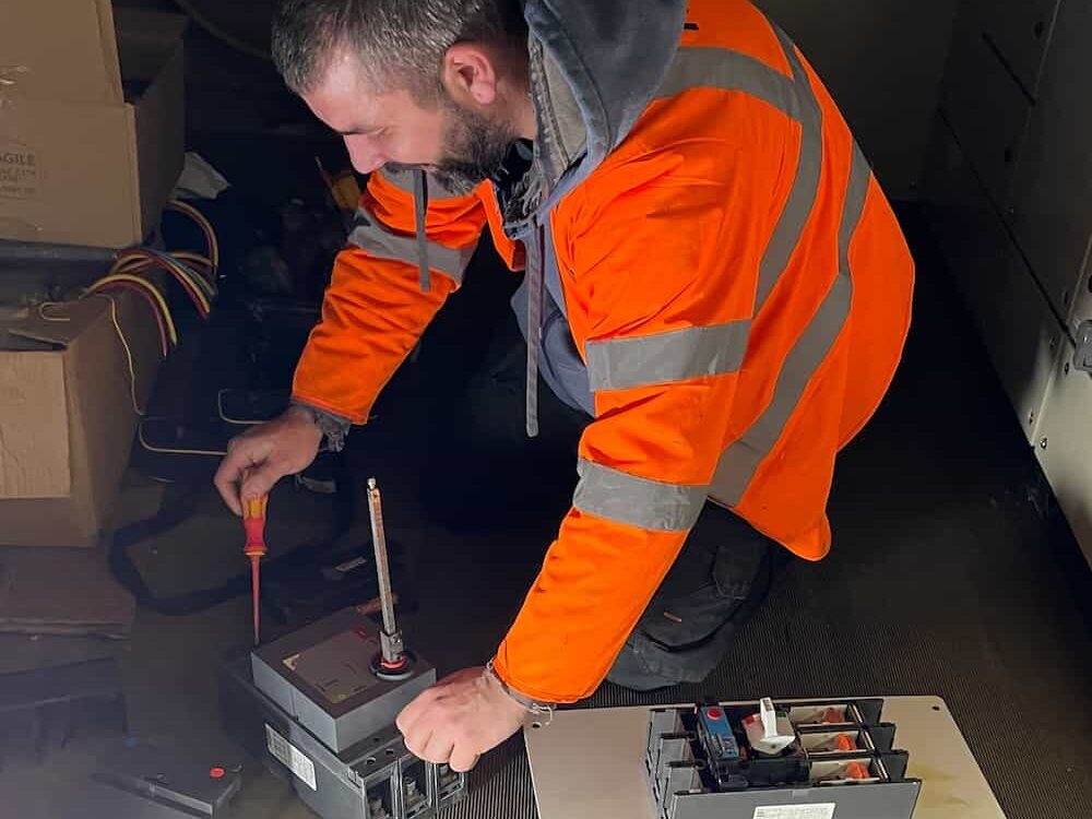 Emergency MCCB swap out due to water damage