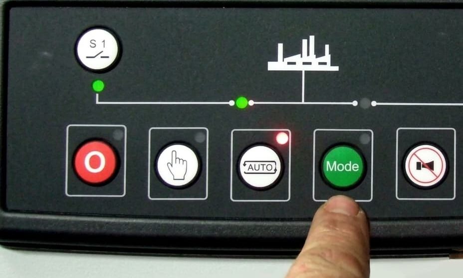 Dse 7310 green mode button