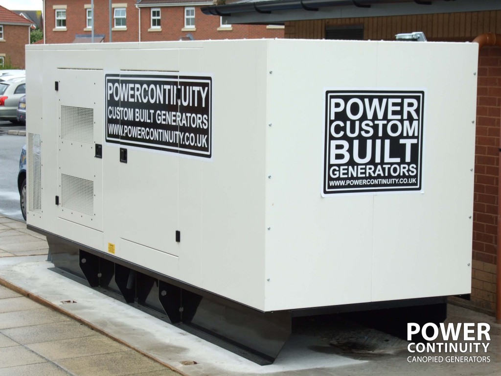 Power continuity 450kva canopied generator
