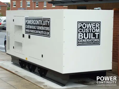 Power continuity 450kva canopied generator