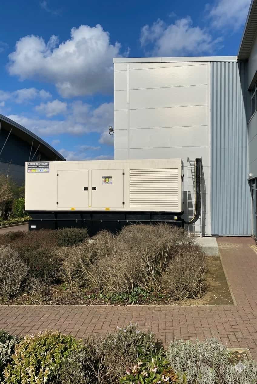 Power continuity 650 kVA canopied diesel generator