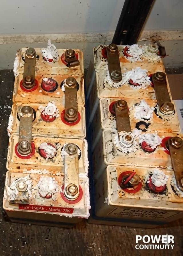 Power continuity bad batteries need replacing