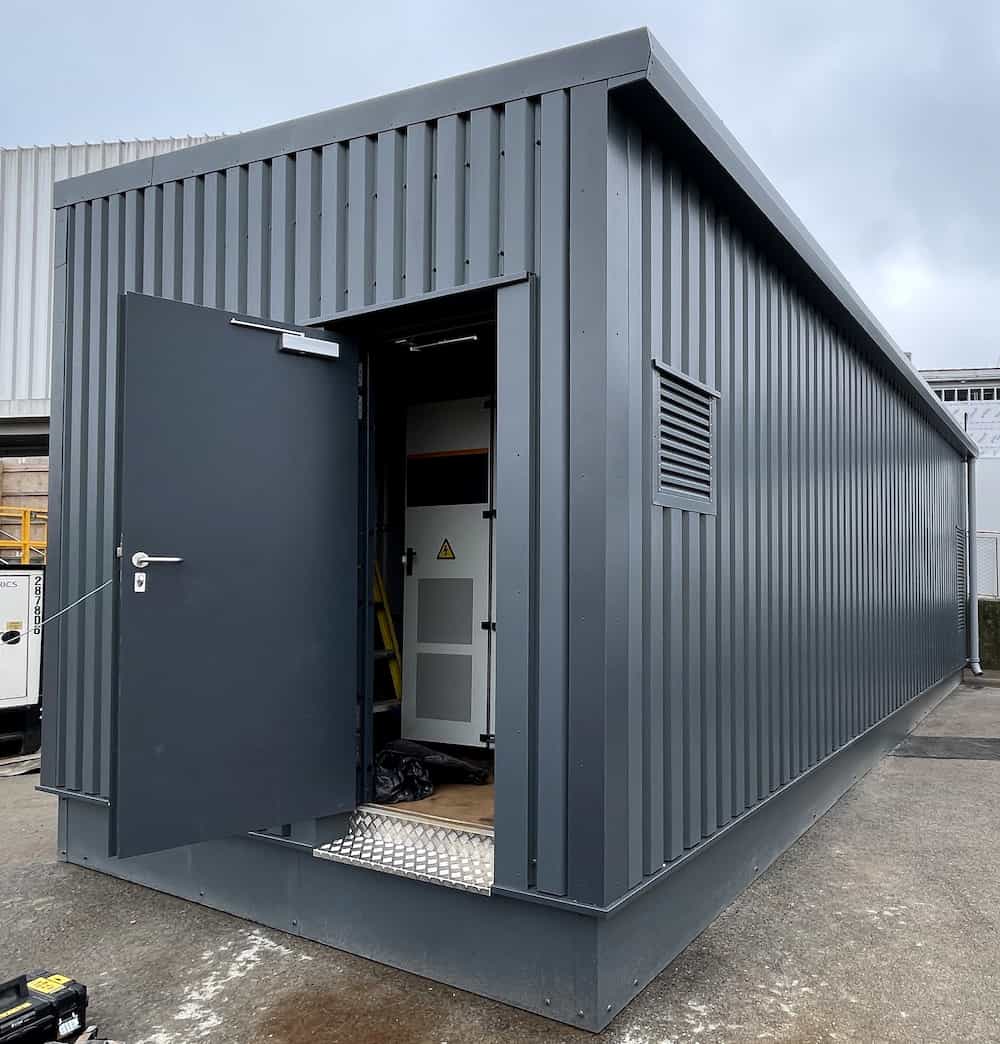 Power continuity bess container open door