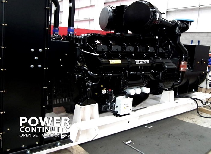 Power continuity black perkins engine