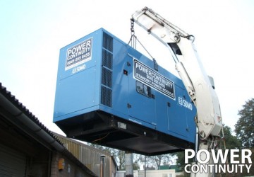 Power continuity blue diesel generator delivery