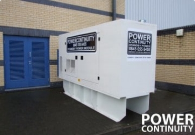 Power continuity canopied diesel generator