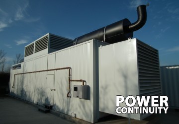 Power continuity containerised diesel generator set