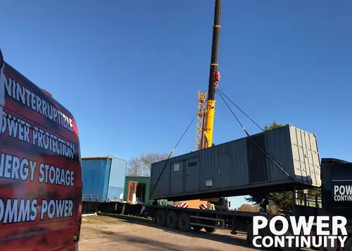 Power continuity containerised generator hire