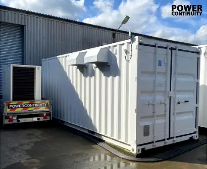 Power continuity containerised ups