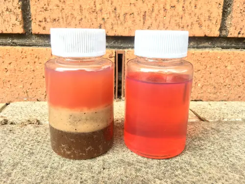 Power continuity contaminated fuel compared to clean fuel