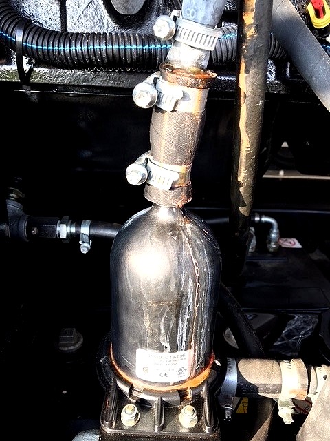 Power continuity coolant leak causing temperature problems