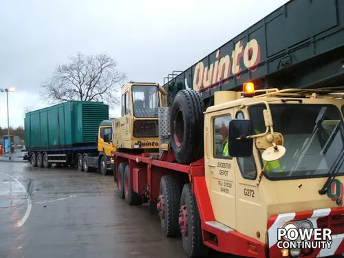 Power continuity crane generators