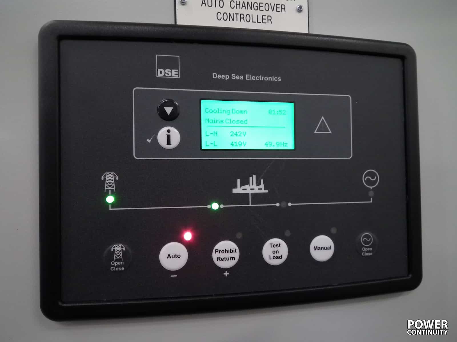 Power continuity deep sea controller