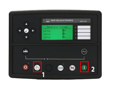 Power continuity deep sea manually starting generator instructions
