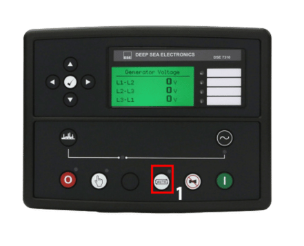 Power continuity deep sea starting generator automatically