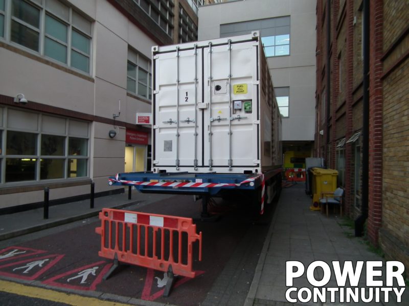 Power continuity delivery of hire unit