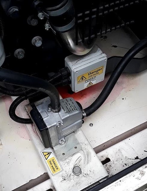 Power continuity diesel generator cooling system