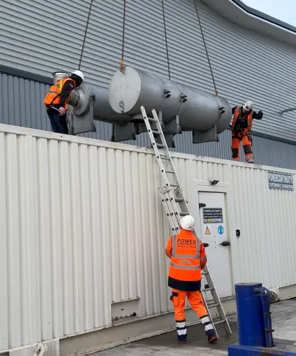 Power continuity diesel generator fuel tank removals