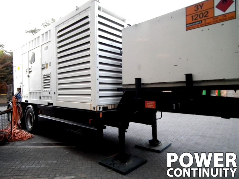 Power continuity diesel generator hire unit