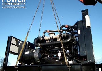 Power continuity diesel generator without a canopy