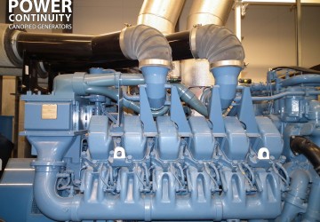 Power continuity diesel generator without container