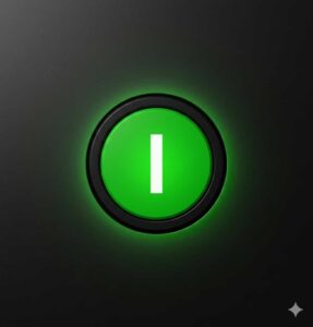 Power continuity dse 6110 green start button