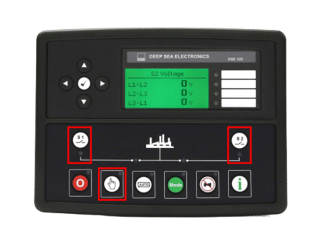 Power continuity dse335 manual mode