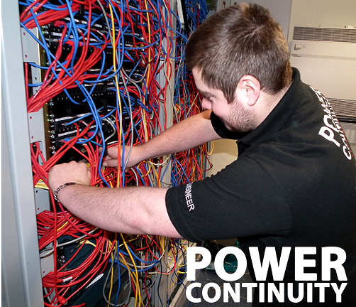 Power continuity engineer installing ups for more backup time