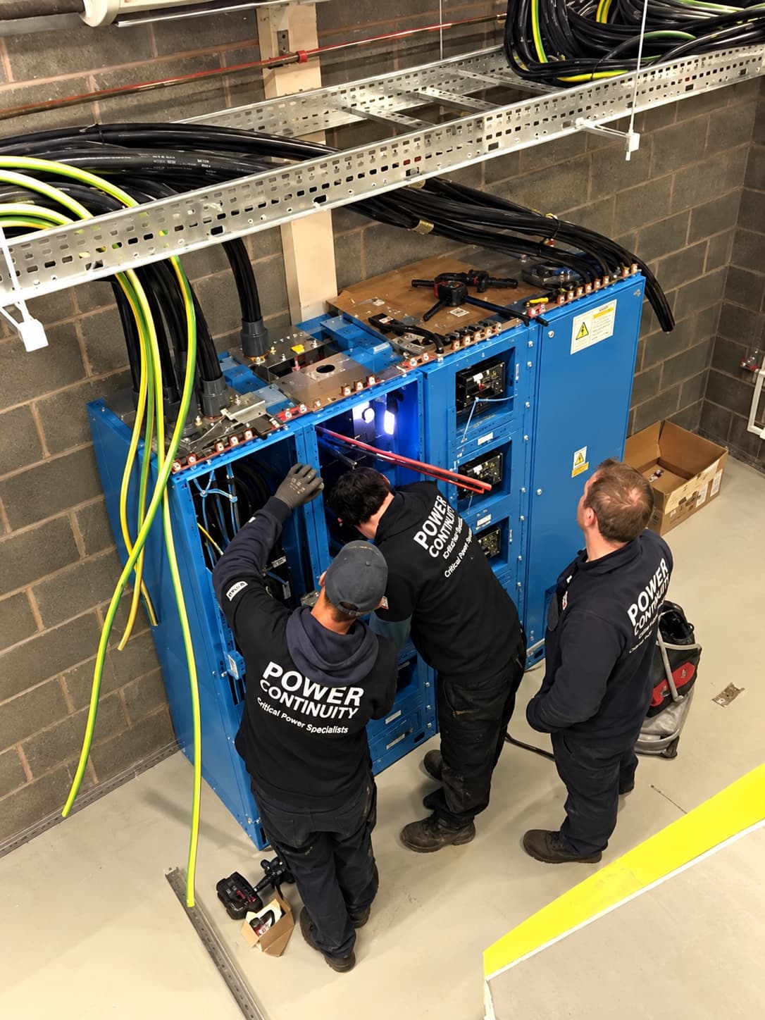 Power continuity engineers lv panel installation