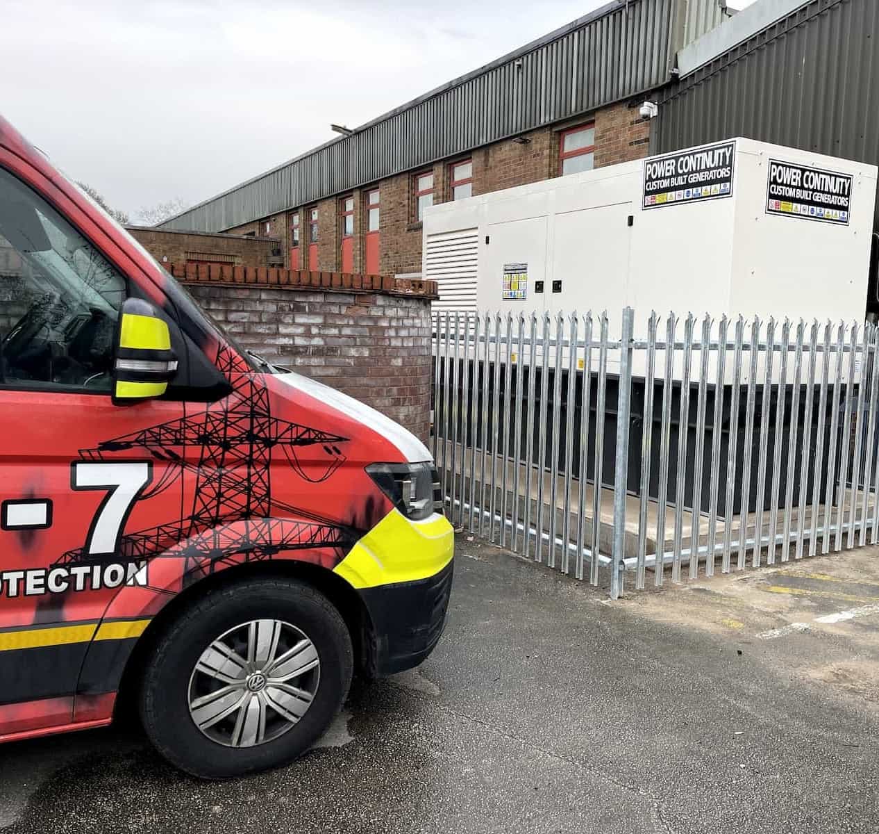 Power continuity generator installation