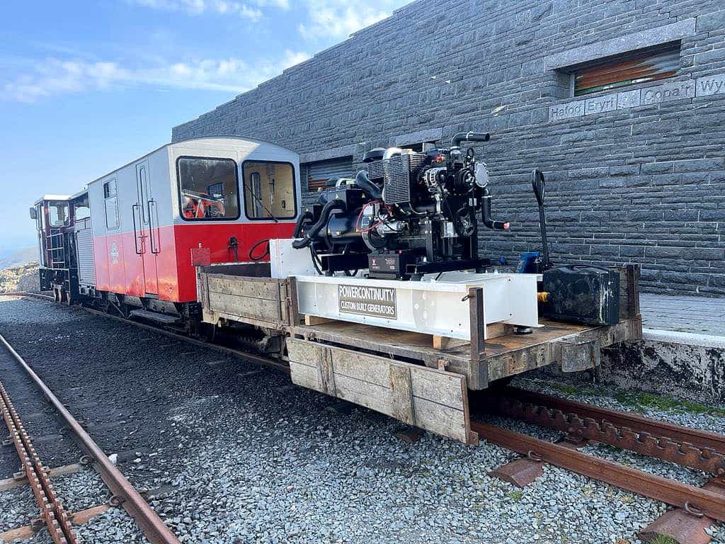 Power continuity generator on train
