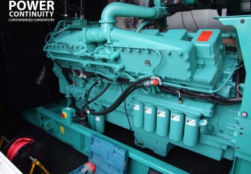 Power continuity large generator blue