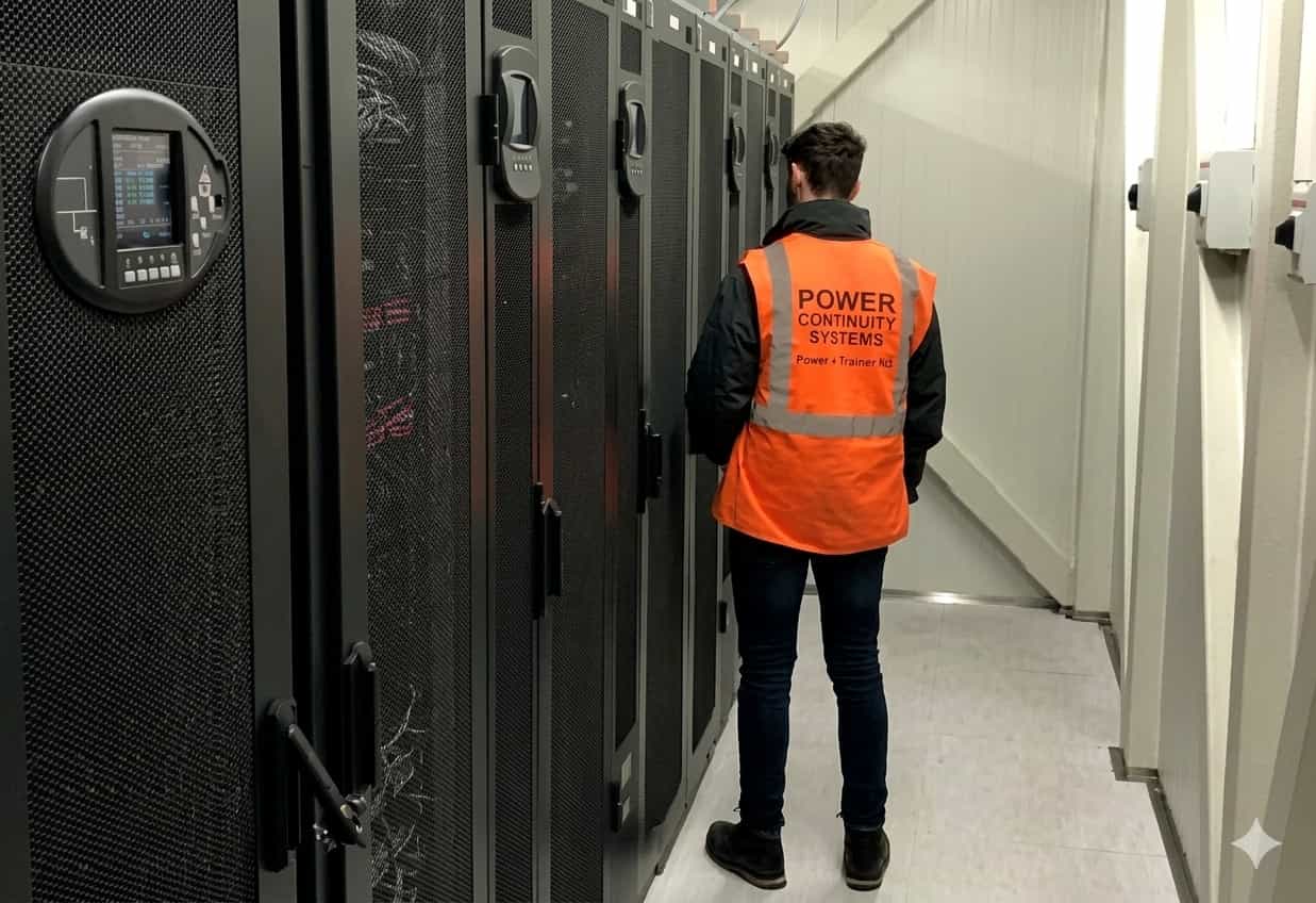 Power continuity monitoring of the ups