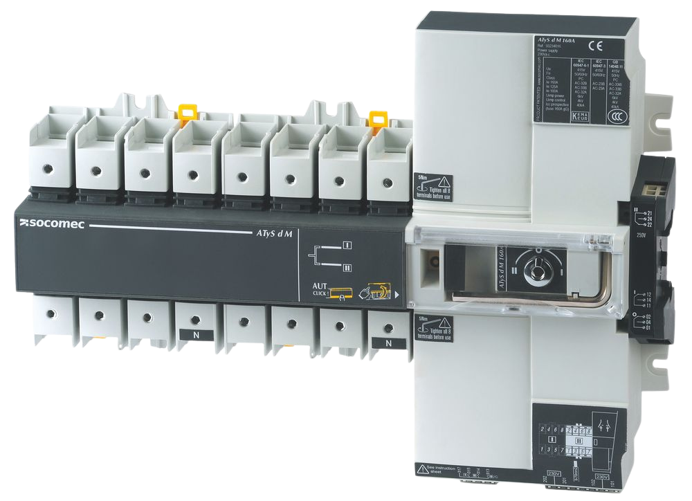 Power continuity socomec atys motorised switch