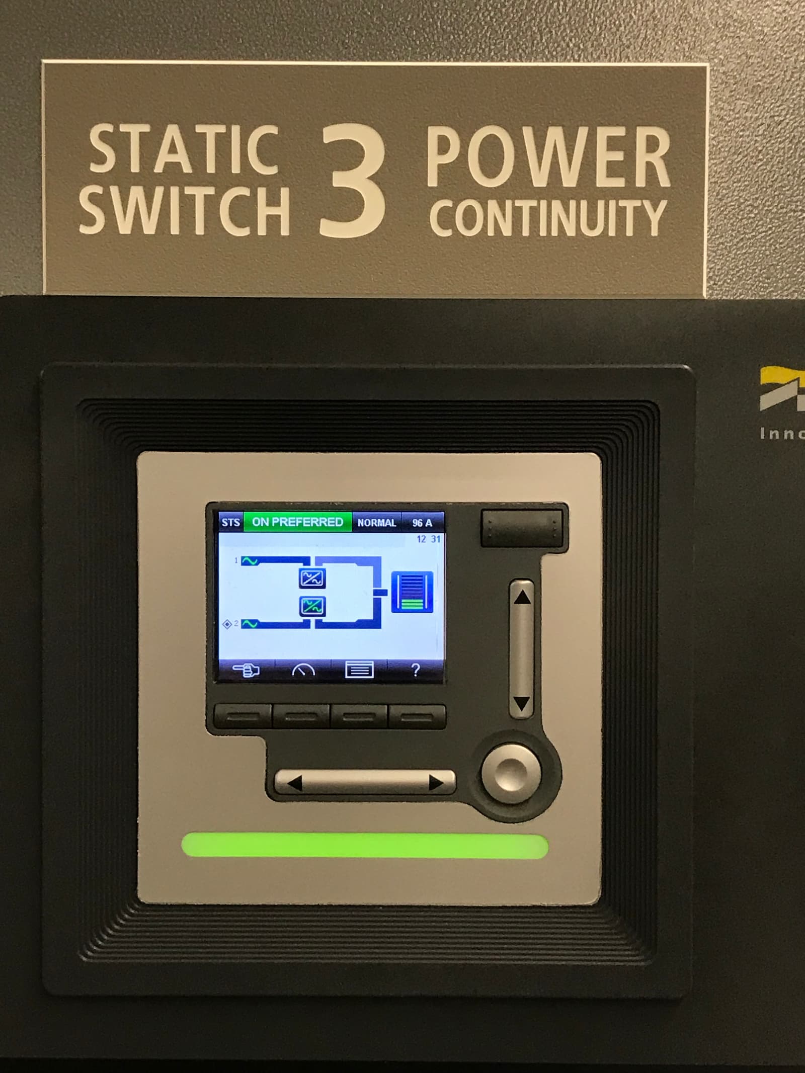 Power continuity static switch example