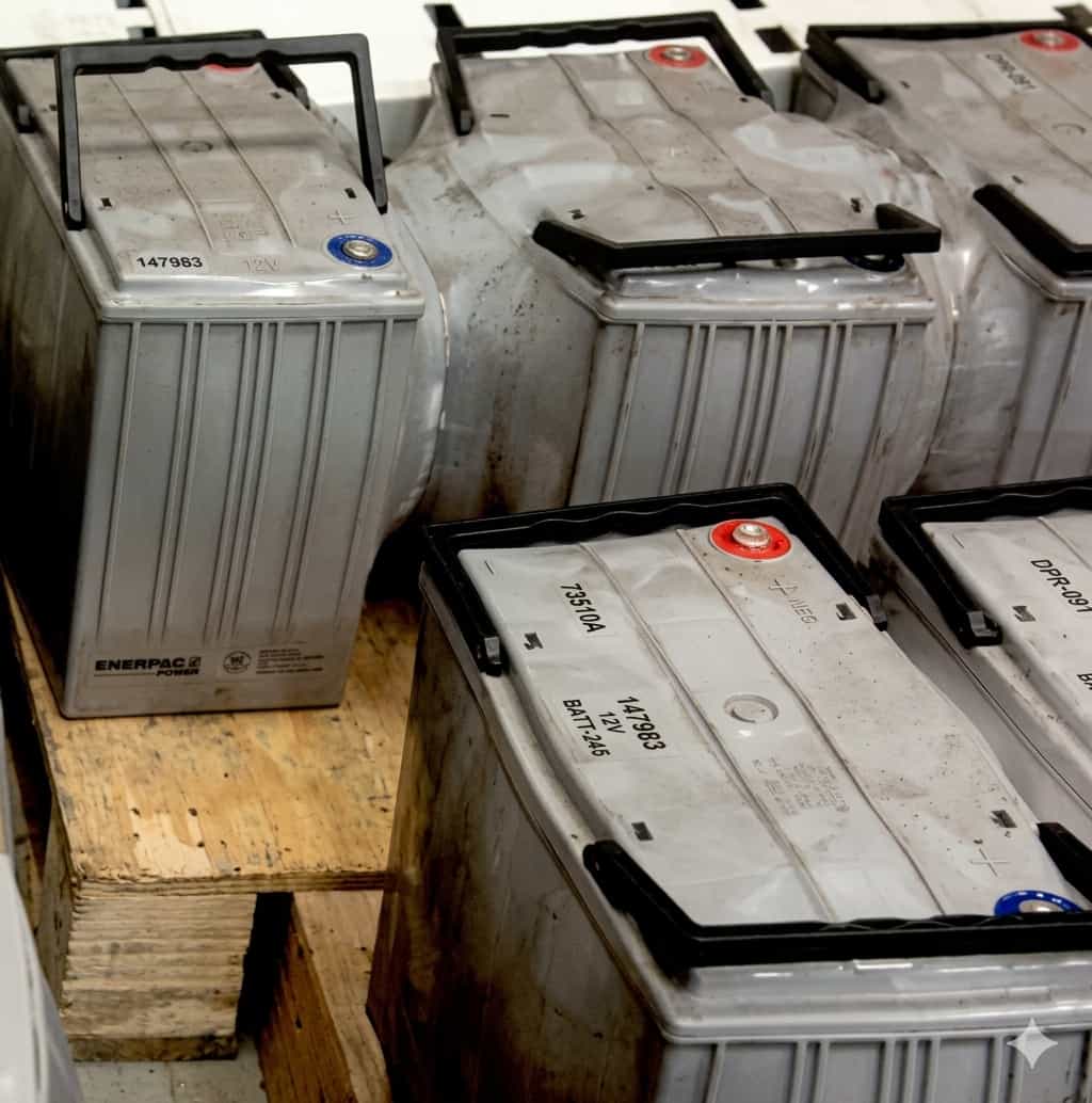 Power continuity swollen vrla batteries