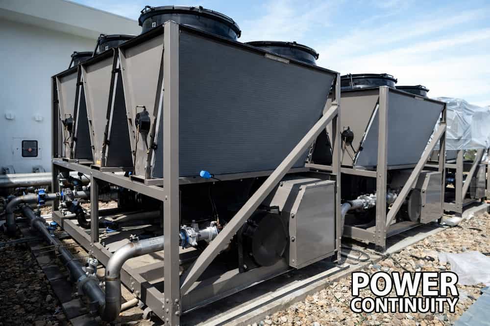 Power continuity ups and data centre cooling system