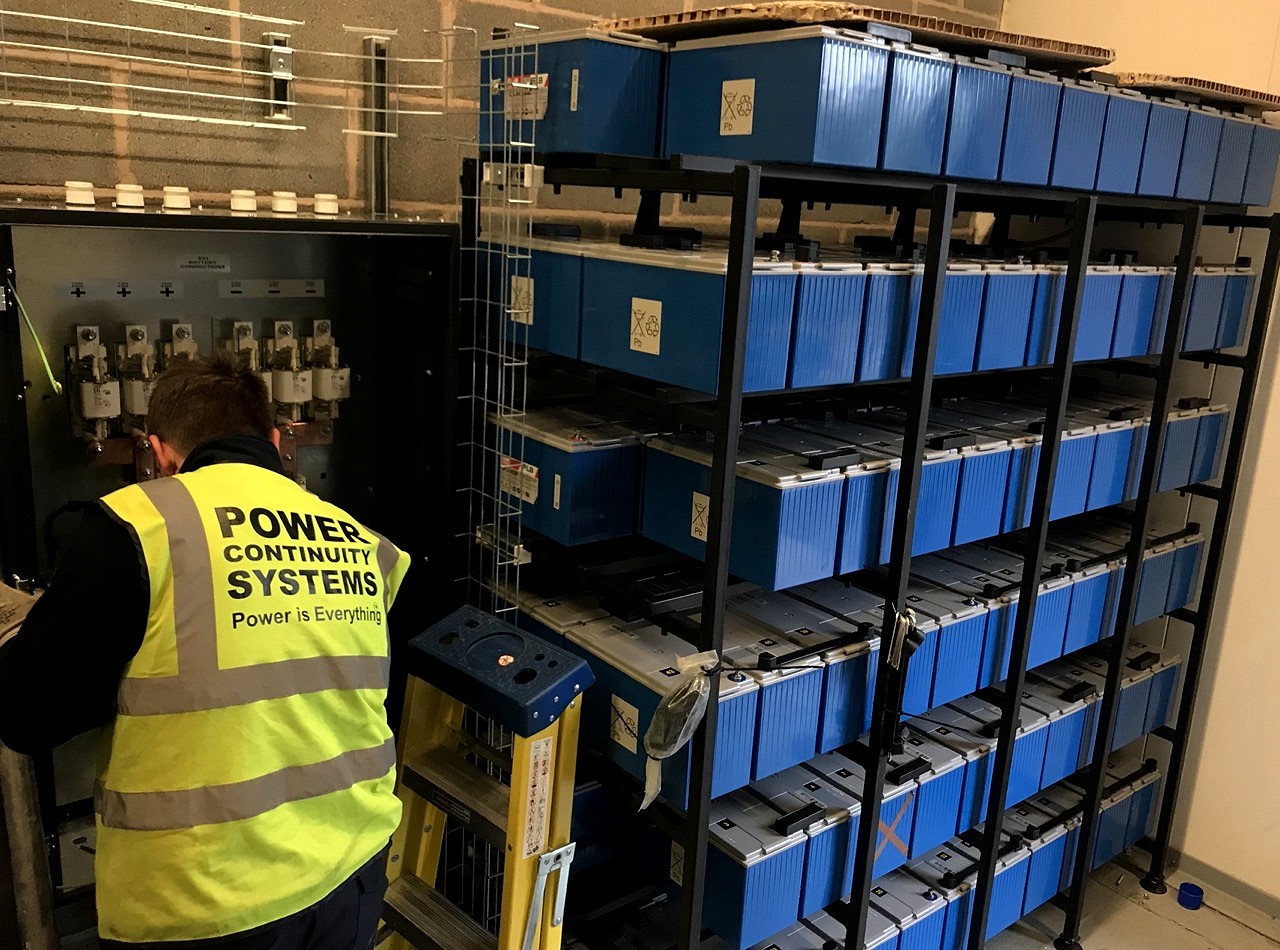 Power continuity ups component batteries