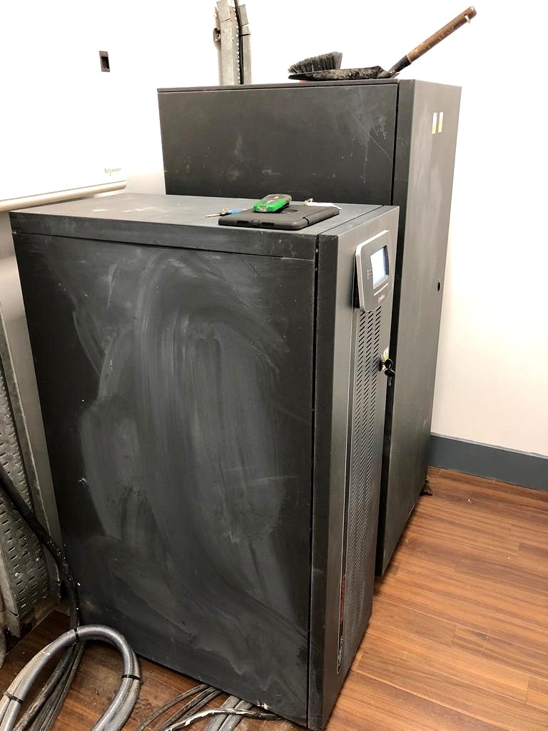 Power continuity ups covered in dusts