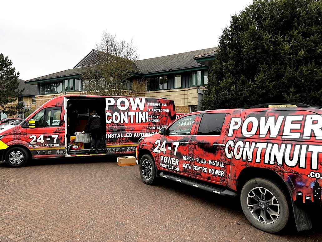 Power continuity vans installing ups