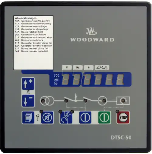 Power continuity woodward dsc50 ats panel