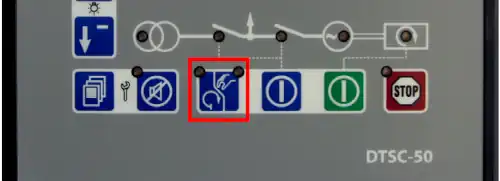 Power continuity woodward dsc50 ats panel manual auto operation