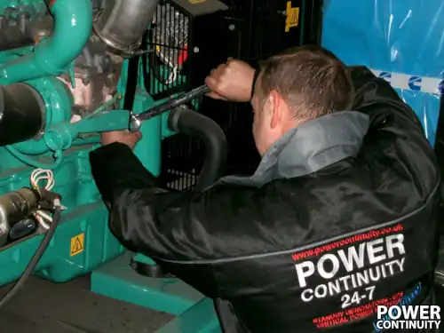 Power continuity working on diesel generators